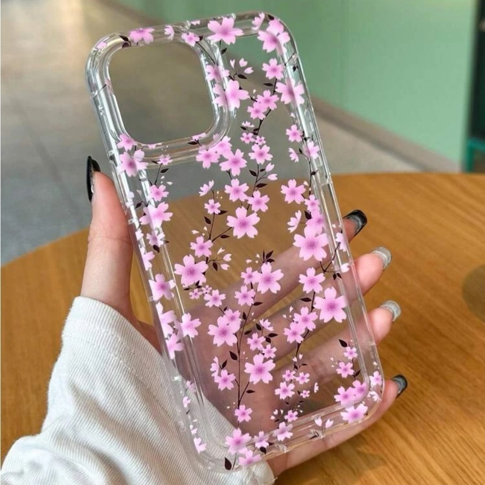 ⚠️Clearance iPhone 14/Pro/Pro Max Pink Floral Phone Case - Picture 4 of 4